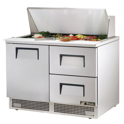 True Mfg. - General Foodservice Refrigerated Prep Tables - TFP-48-18M-D-2