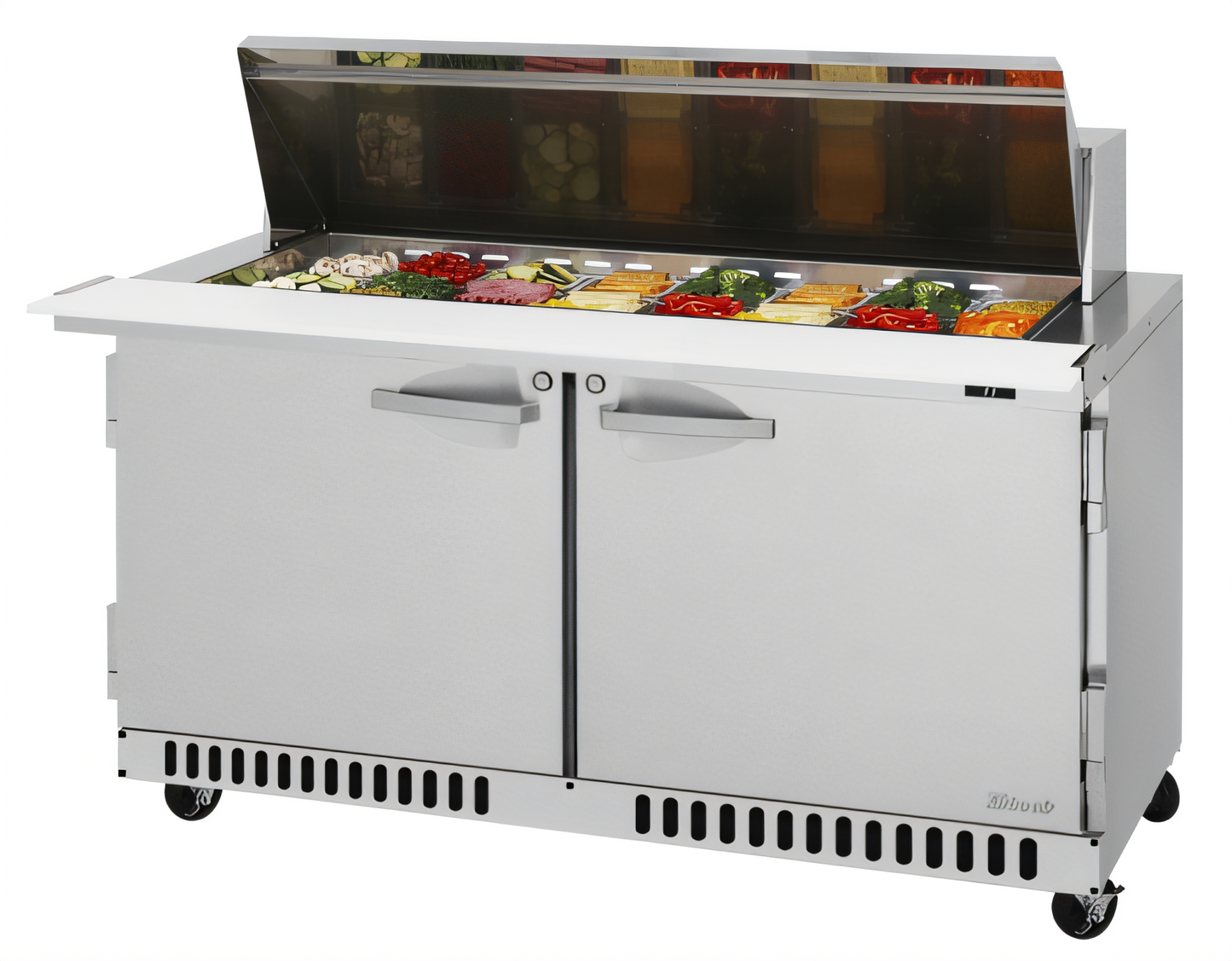 Turbo Air PRO Refrigerated Prep Tables - PST-60-24-FB-N