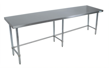 BK Resources SVTOB-1884 Stainless Steel Prep Tables - SVTOB-1884