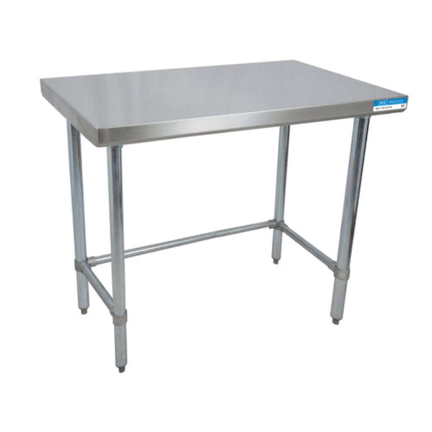 BK Resources QVTOB-4836 Stainless Steel Prep Tables
