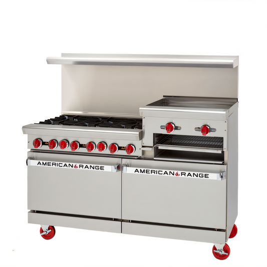American Range Gas Ranges - AR-4B-24RG-126L-SBR