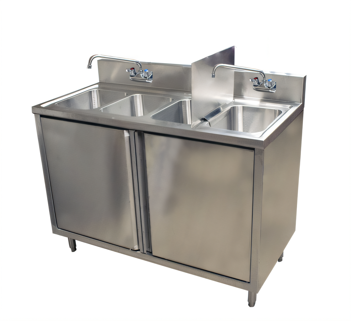 BK Resources Compartment Sinks -  CSTR5-4-1014HHS-PG