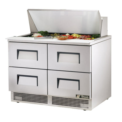 True Mfg. - General Foodservice  Refrigerated Prep Tables - TFP-48-18M-D-4
