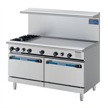 Turbo Air Radiance Gas Ranges - TARG-2B48G
