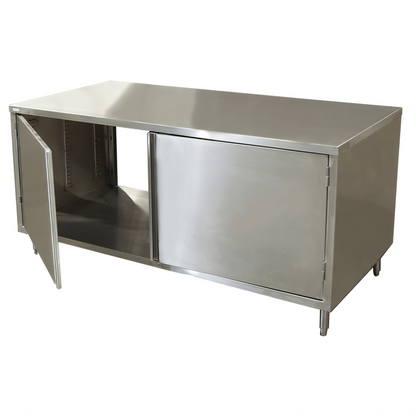 BK Resources CST-2472H2 Stainless Steel Prep Tables - CST-2472H2
