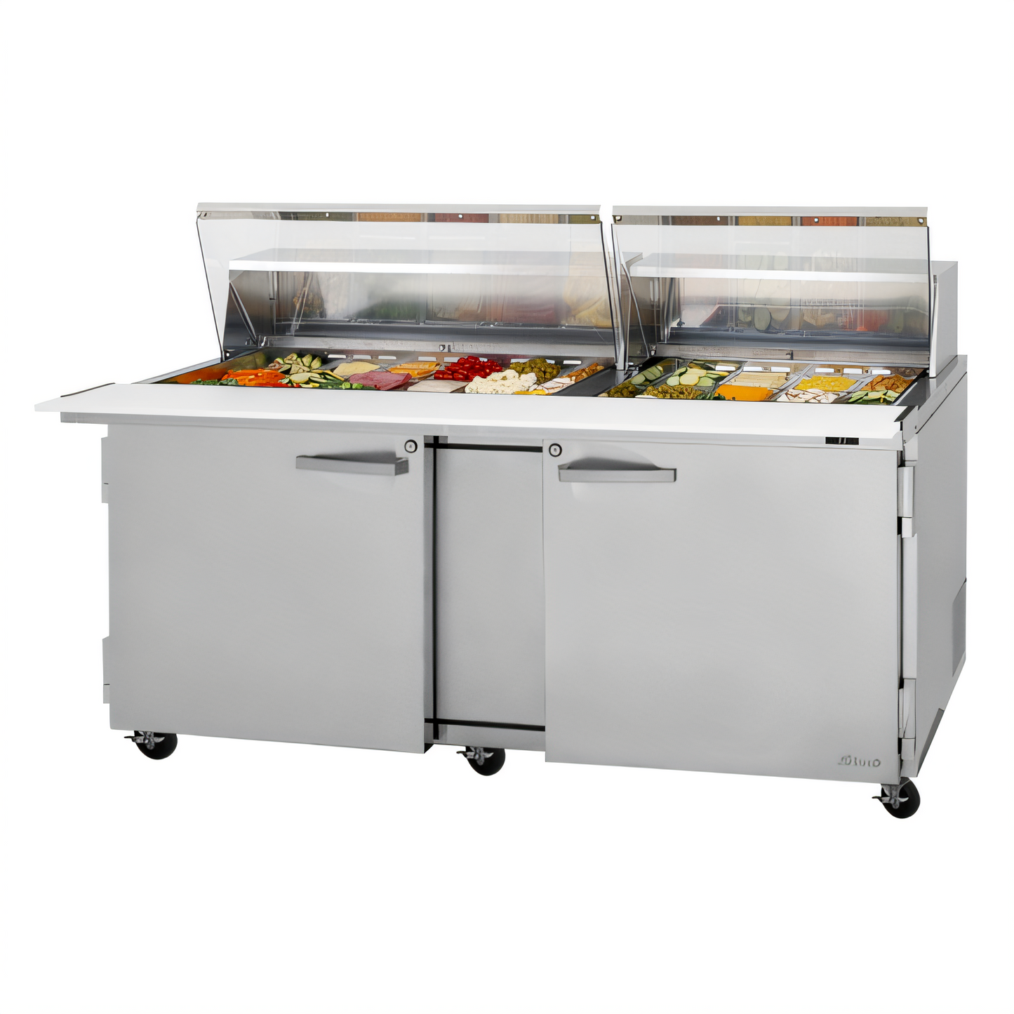 Turbo Air PRO Refrigerated Prep Tables - PST-72-30-N-CL
