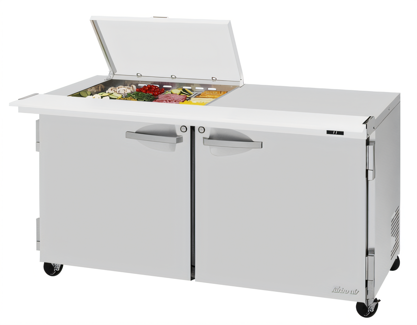 Turbo Air PRO Refrigerated Prep Tables - PST-60-12M-N-FCL