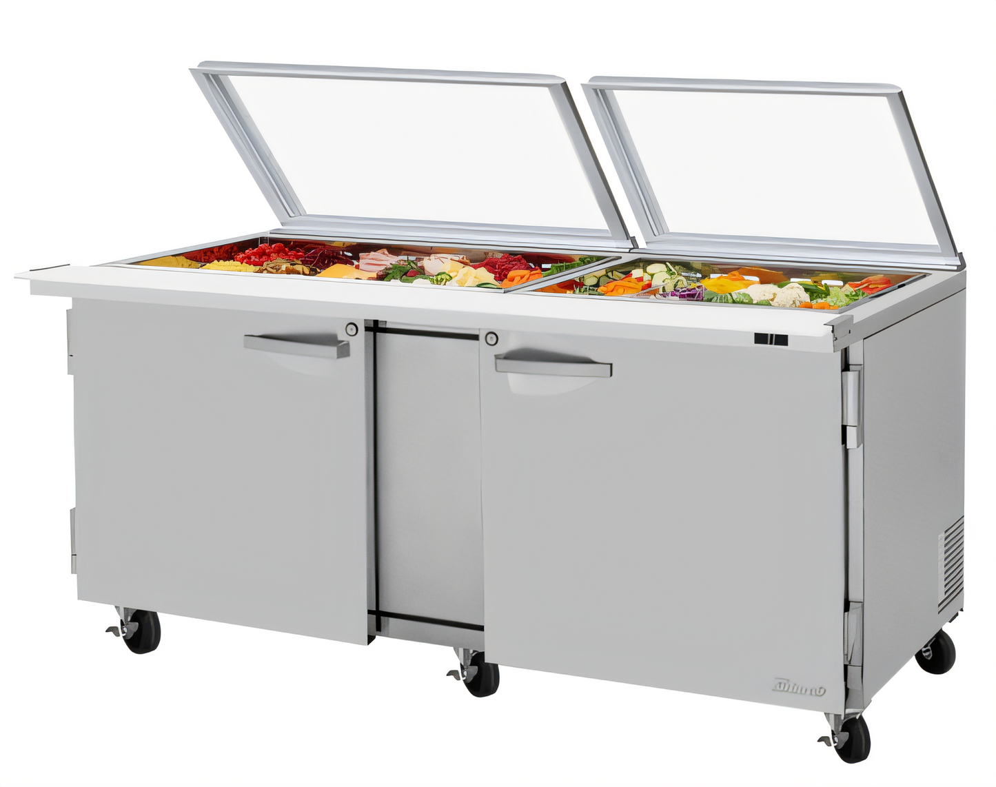 Turbo Air PRO Refrigerated Prep Tables - PST-72-30-N-GL