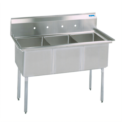 BK Resources Compartment Sinks - BKS-3-24-14S