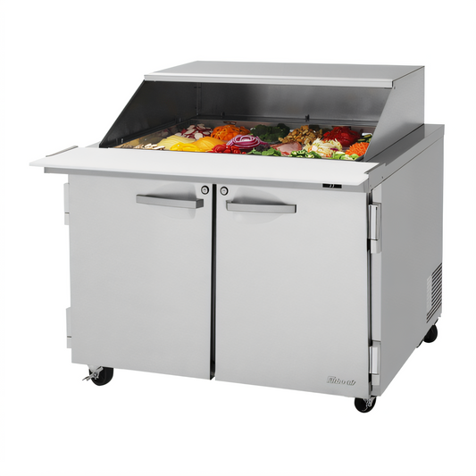 Turbo Air PST PRO Refrigerated Prep Tables - PST-48-18-N-SL