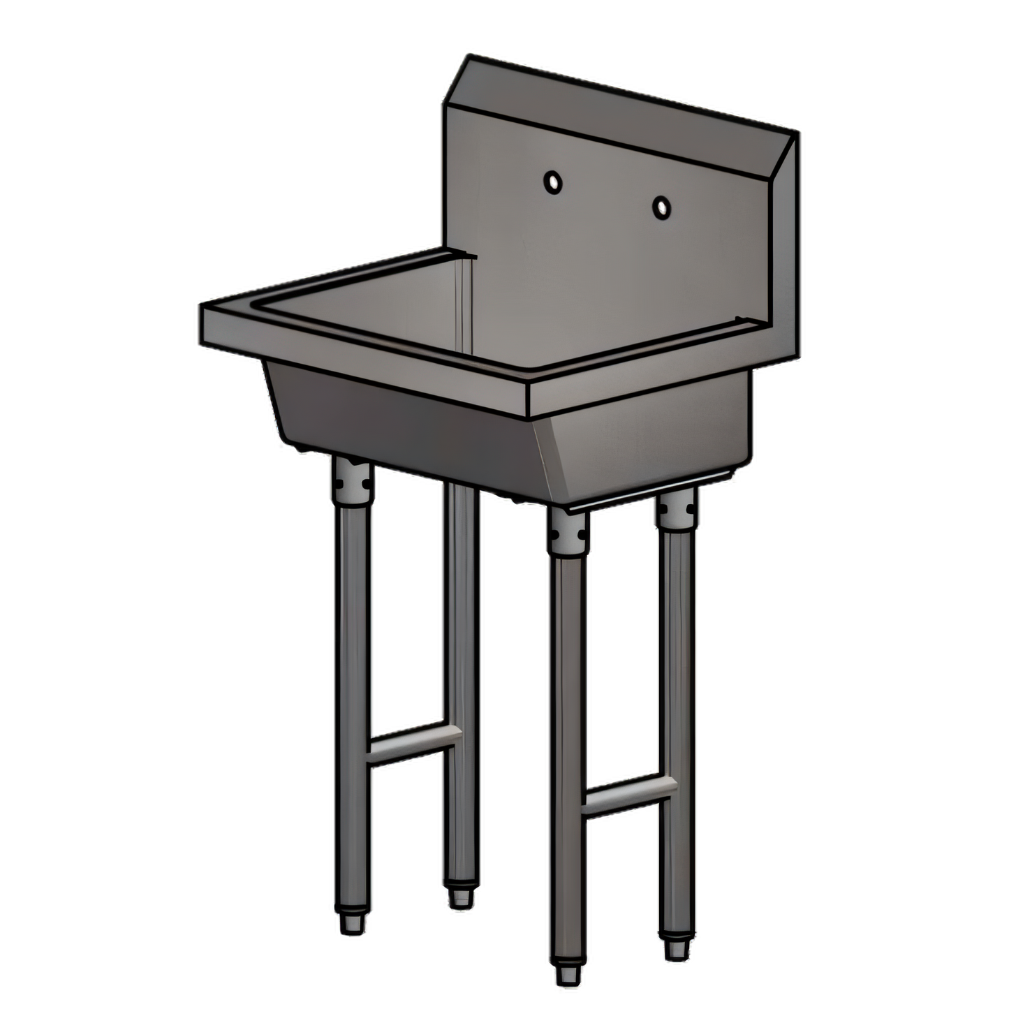 BK Resources MSHS-24F2 Hand Sinks - MSHS-24F2