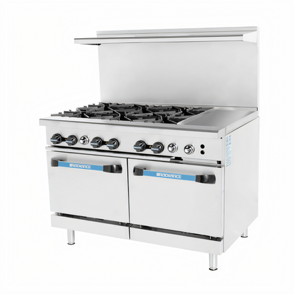 Turbo Air Radiance Gas Ranges - TARG-6B12G