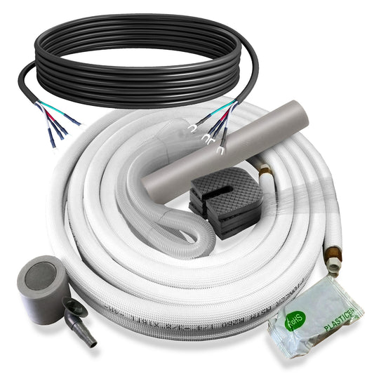 Pioneer Quantum Hyperformance 12,000 BTU 25 SEER2 230V High-Wall Ductless Energy-Star Mini-Split Air Conditioner Inverter Hyper Heat Pump Full Set - WYT012GLSI25RH-10S