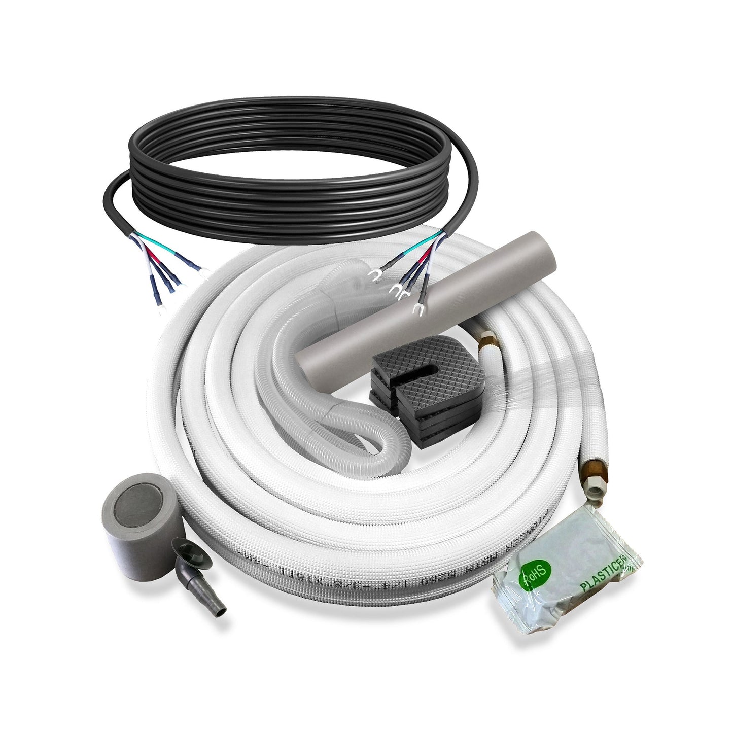 Pioneer Quantum Ultra 12,000 BTU 18.5 SEER2 230V Ceiling Concealed Ducted Mini-Split Air Conditioner Inverter Heat Pump Full Set - RYT012GLSI24RL