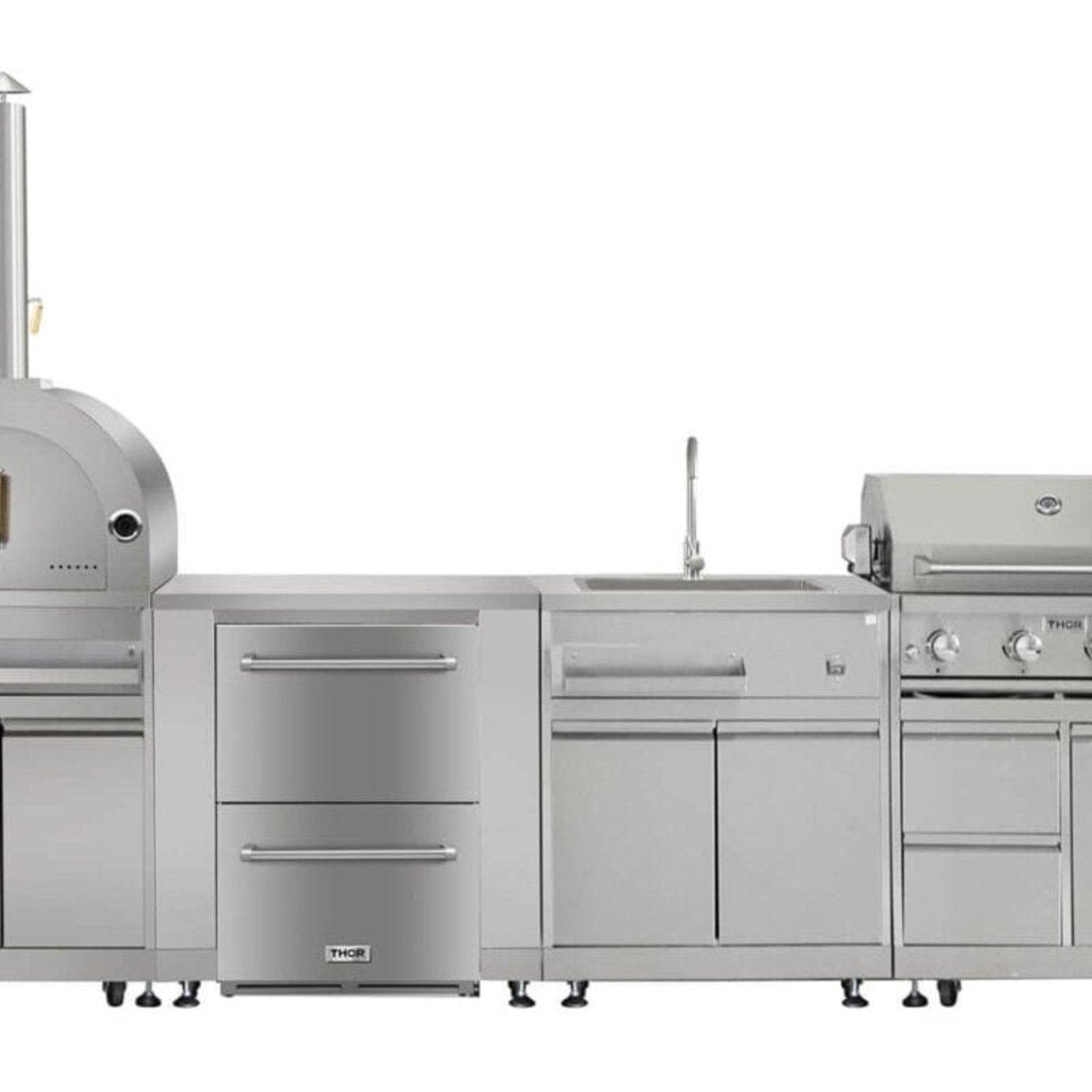 Thor Kitchen Pizza Oven Cabinet, MK07SS304