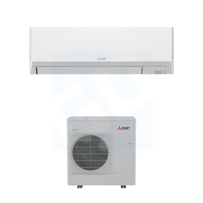 Mitsubishi PKA-AK24NL & PUZ-AH24NL 24,000 BTU 21.1 SEER2 Wall Mounted Heat Pump System - R454B - PKAAK24NL/PUZAH24NL
