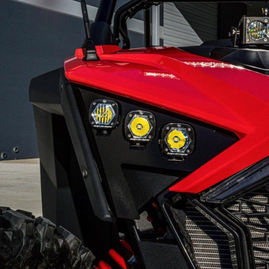 Baja Designs Polaris RZR Pro / Turbo R S1 Triple LED Headlight Kit - 447156