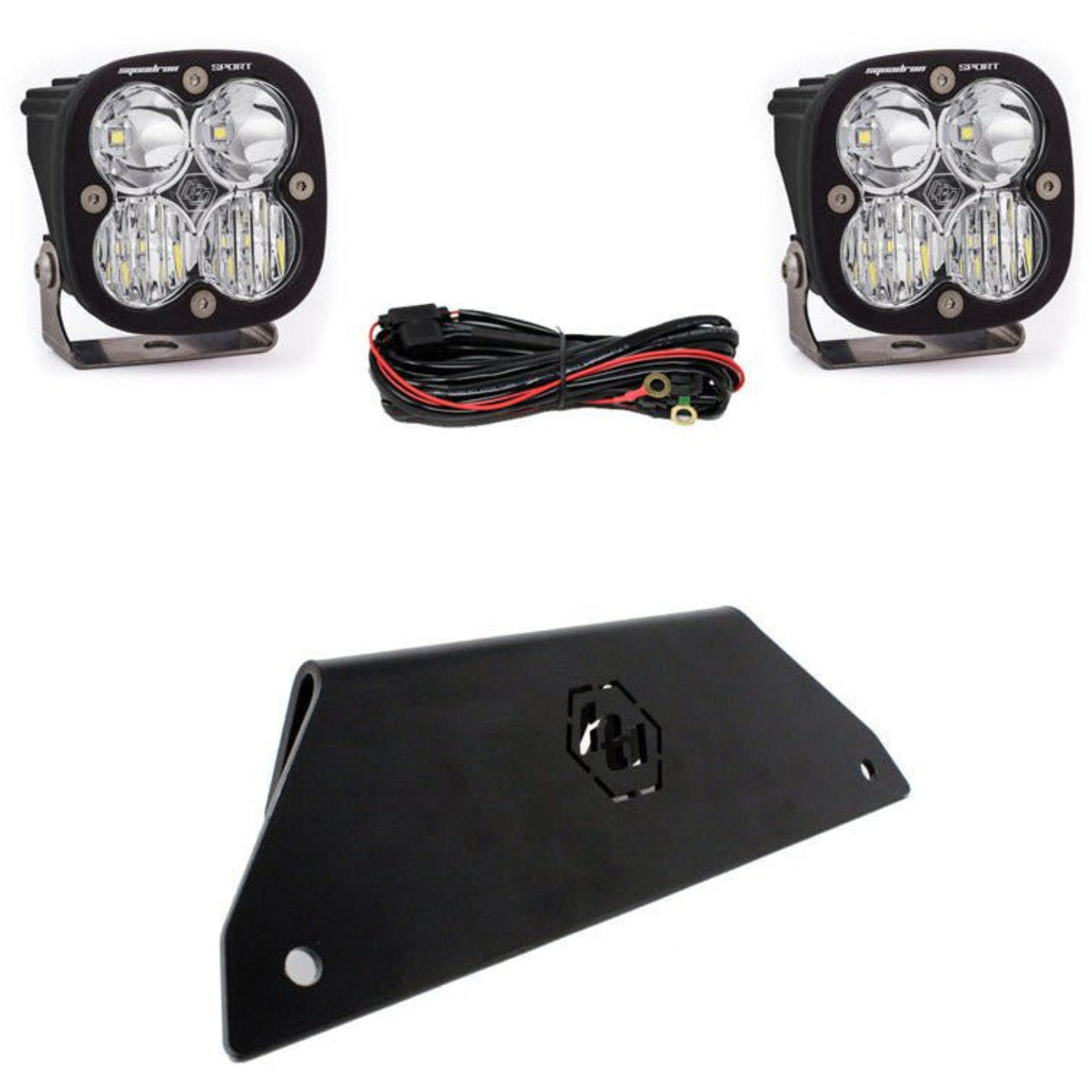 Baja Designs Polaris RZR Pro XP Squadron Sport Bumper Lower Mount Light Kit - 447169