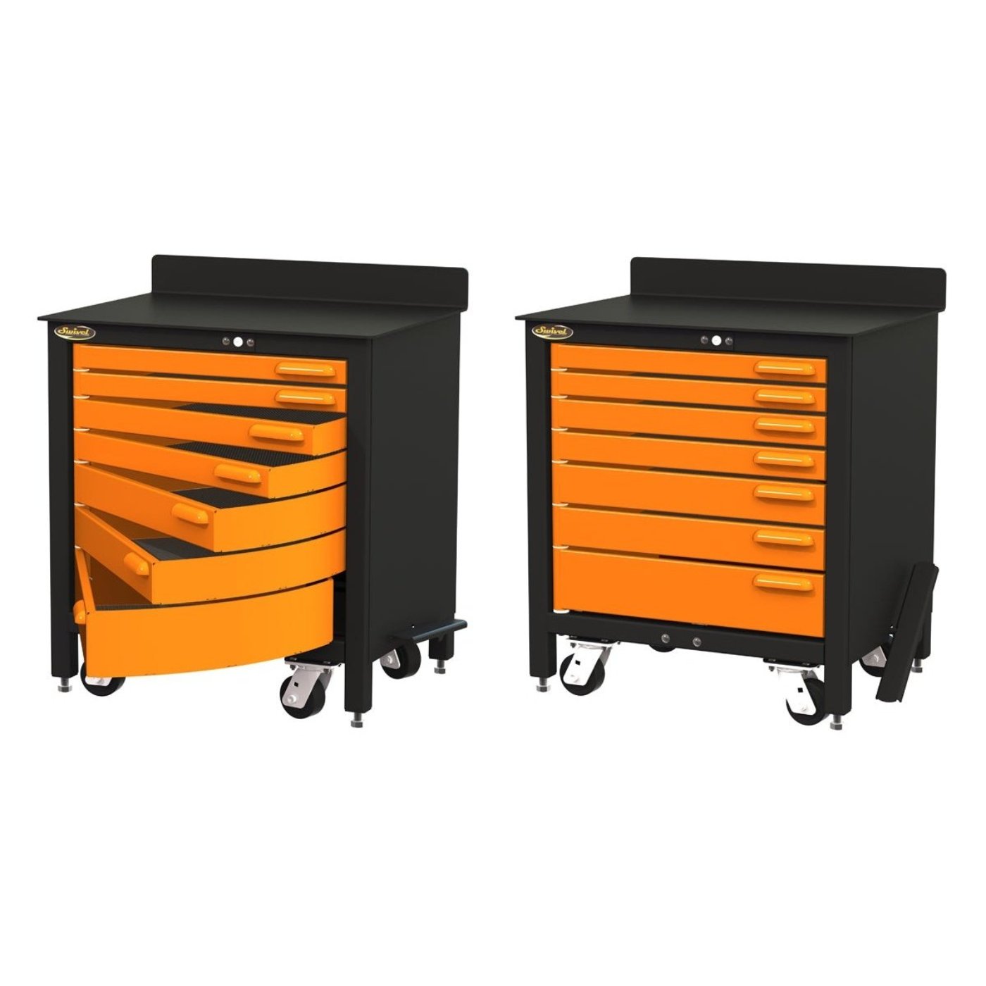 Swivel Storage Solutions Pro 30 7-Drawer Moveable Workbench Model: PRO303507