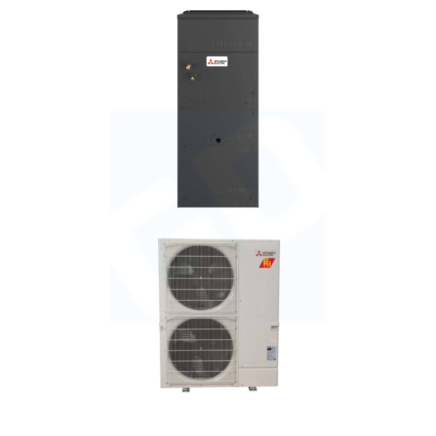 Mitsubishi Electric SVZ-AP60NL & SUZ-AK60NL 60,000 BTU 17 SEER2 Multi Position Air Handler Heat Pump System - R454B - SVZAP60NL/SUZAK60NL