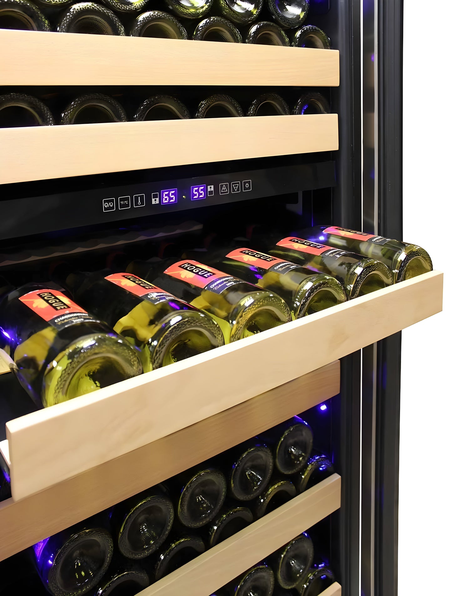 Vinotemp Connoisseur Series 168 Dual Zone Wine Cooler - EL-168WCST