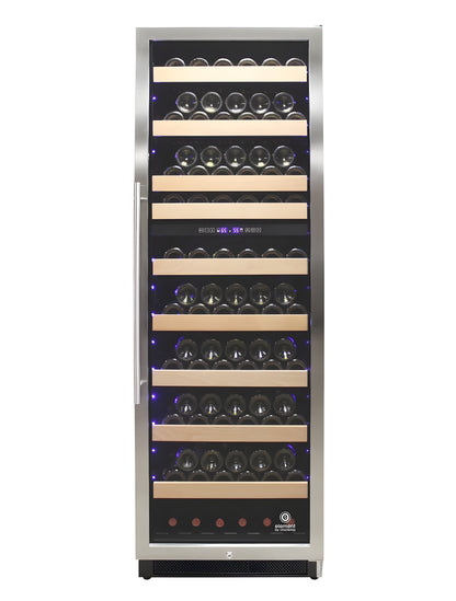 Vinotemp Connoisseur Series 168 Dual Zone Wine Cooler - EL-168WCST