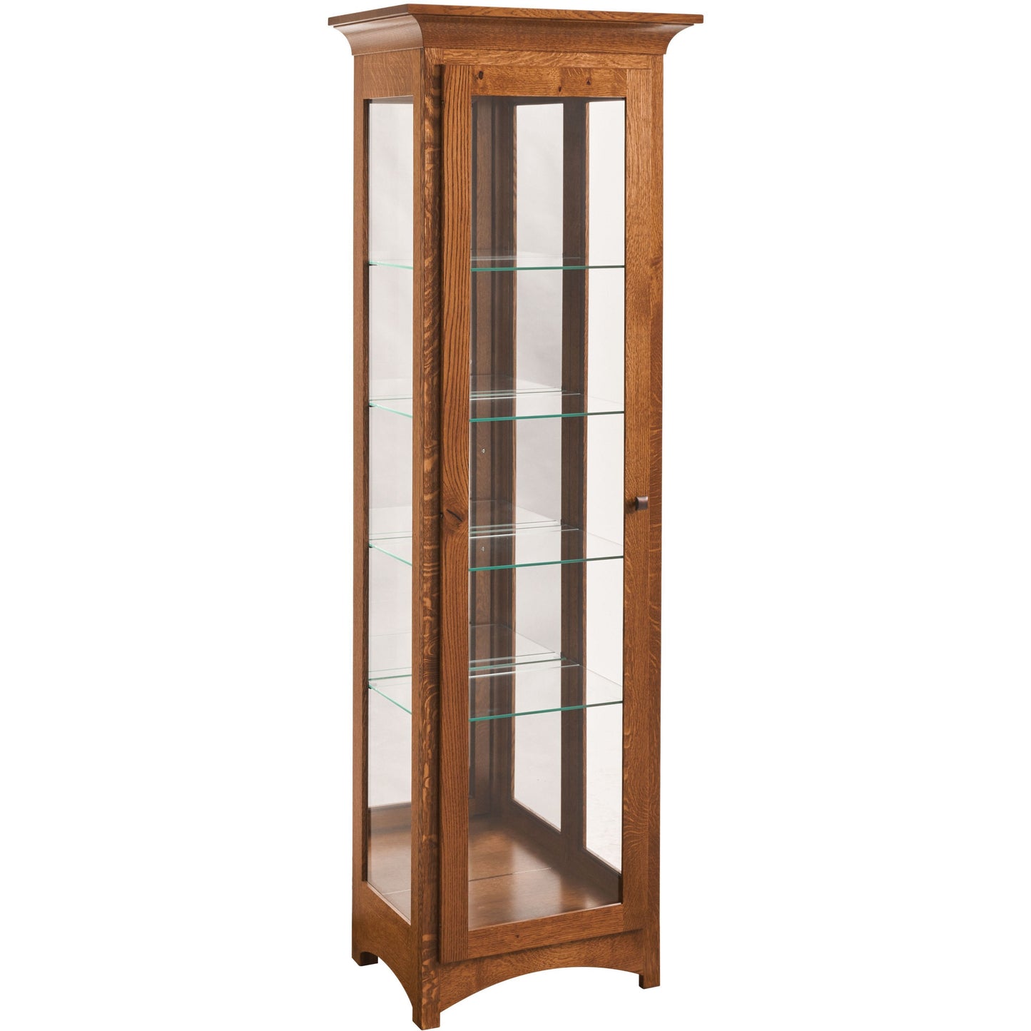 QW Amish 1 Door Mission Curio - 202L-210