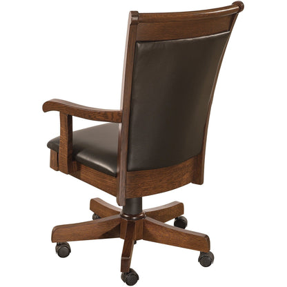 QW Amish Acadia Office Chair (with gas lift) - 187H-ACADIA-FABRIC