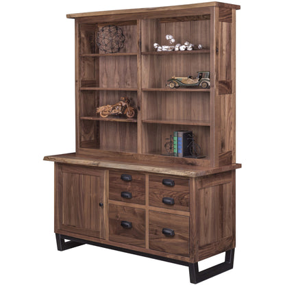 QW Amish Adona Credenza & Optional Hutch - 126N-AD6023