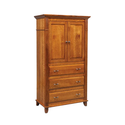 QW Amish Anaheim Armoire - 659W-511