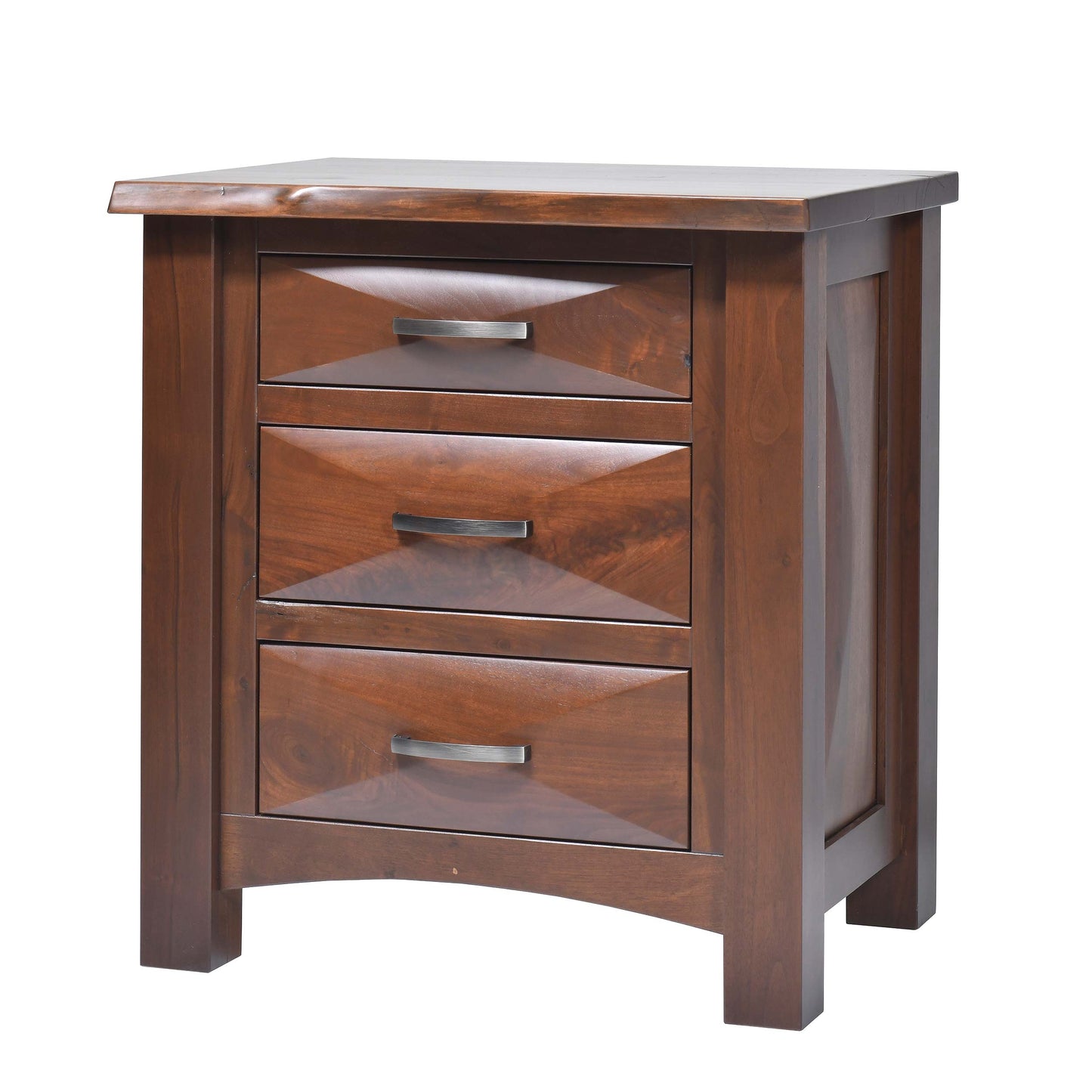 QW Amish Atley Live Edge Nightstand - 857W-ATL-111-LE-NS