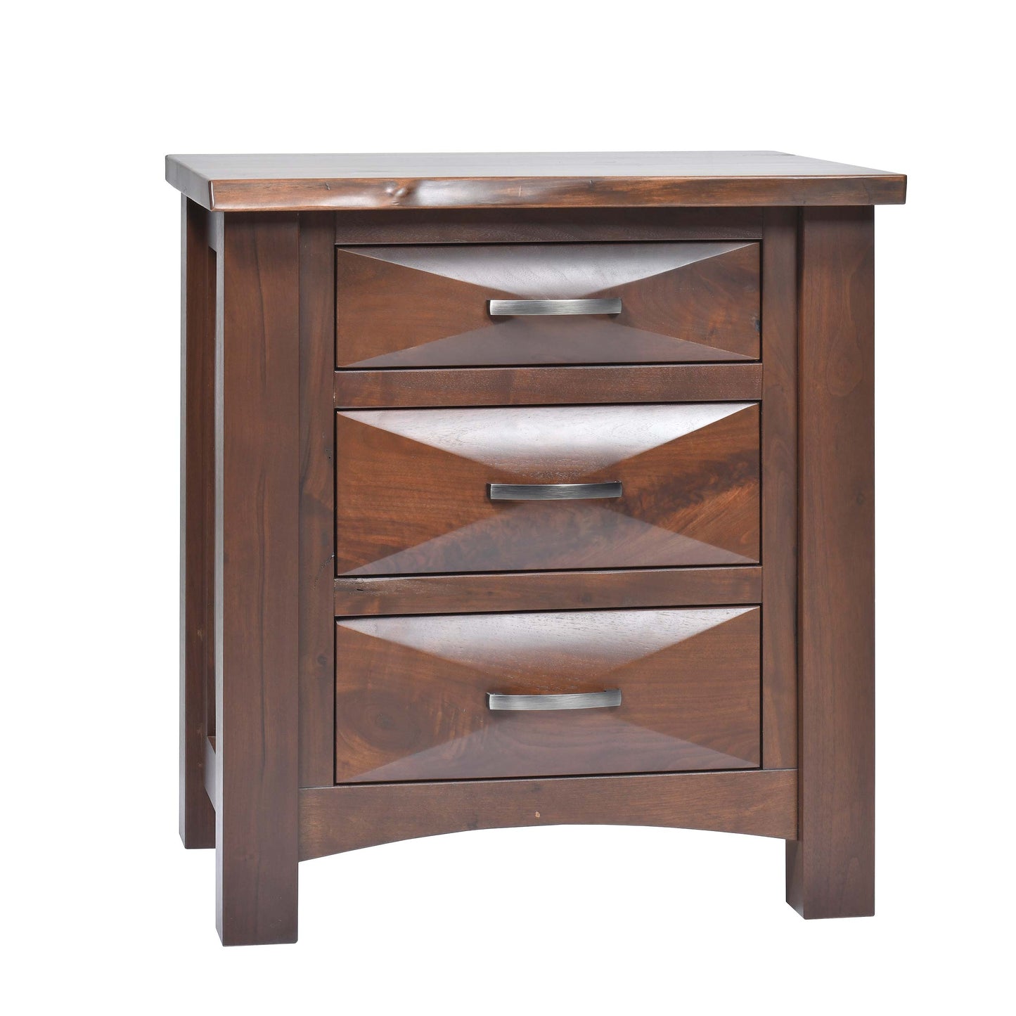 QW Amish Atley Live Edge Nightstand - 857W-ATL-111-LE-NS