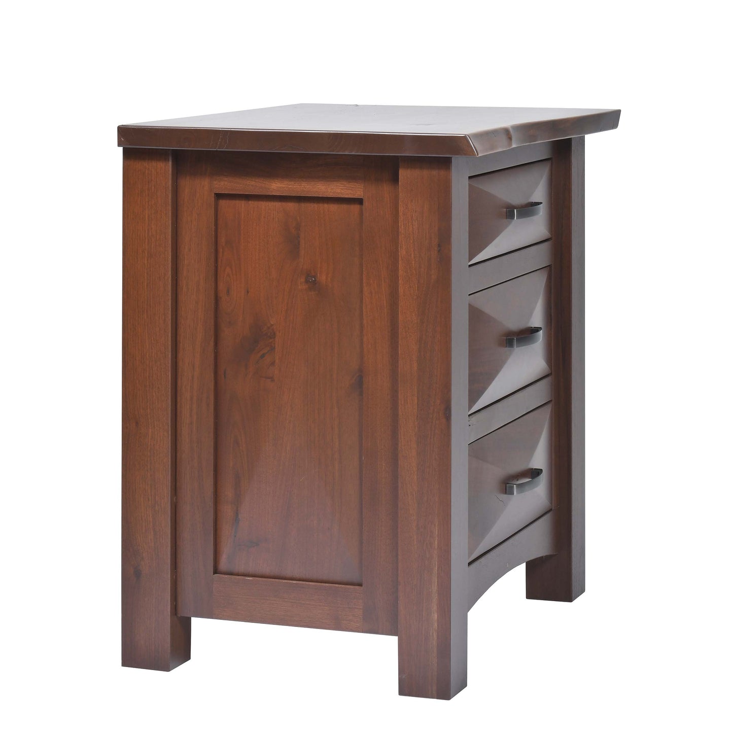 QW Amish Atley Live Edge Nightstand - 857W-ATL-111-LE-NS