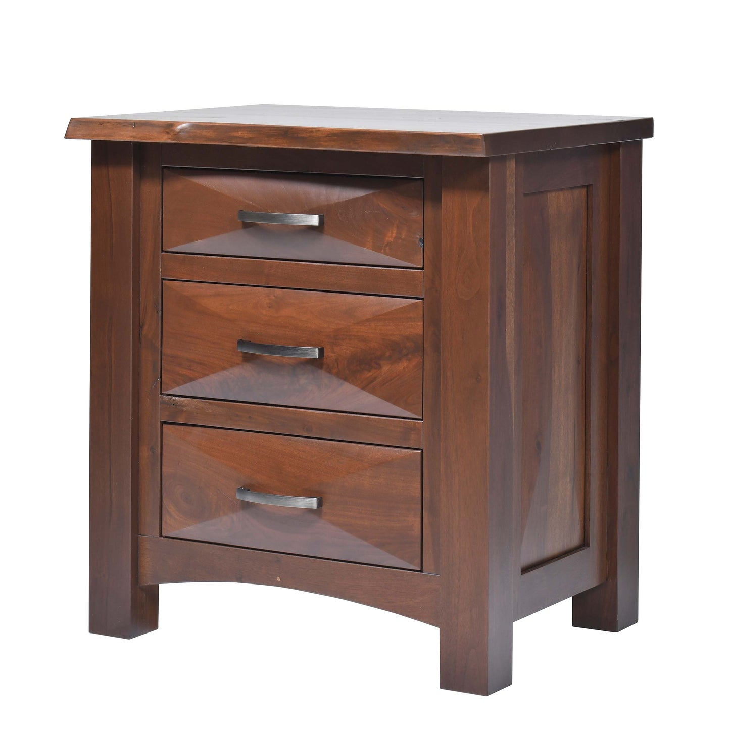 QW Amish Atley Live Edge Nightstand - 857W-ATL-111-LE-NS