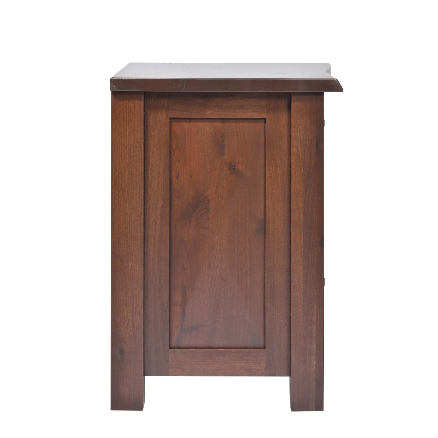 QW Amish Atley Live Edge Nightstand - 857W-ATL-111-LE-NS