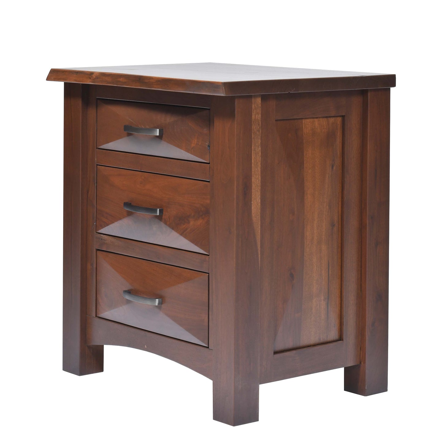 QW Amish Atley Live Edge Nightstand - 857W-ATL-111-LE-NS