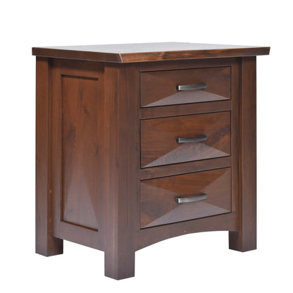 QW Amish Atley Live Edge Nightstand - 857W-ATL-111-LE-NS