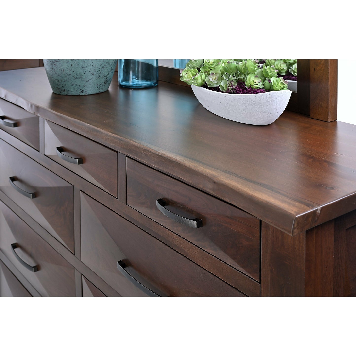 QW Amish Atley Live Edge Nightstand - 857W-ATL-111-LE-NS