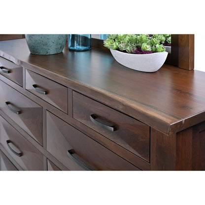 QW Amish Atley Live Edge Nightstand - 857W-ATL-111-LE-NS