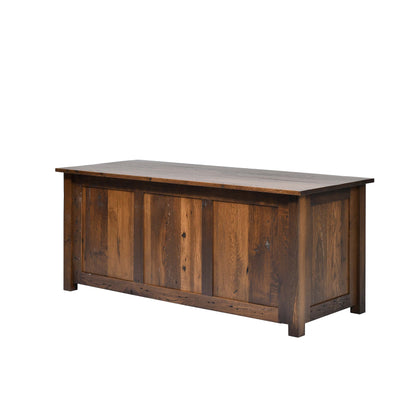 QW Amish Bozeman Reclaimed 72" Executive Desk - 857W-1401