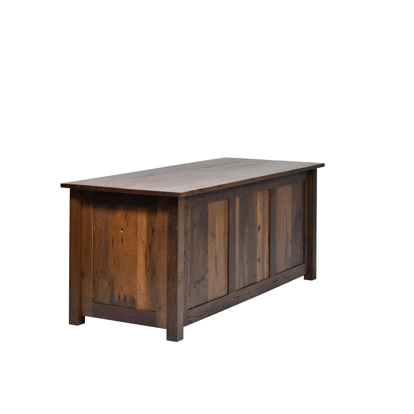 QW Amish Bozeman Reclaimed 72" Executive Desk - 857W-1401