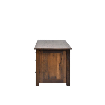 QW Amish Bozeman Reclaimed 72" Executive Desk - 857W-1401