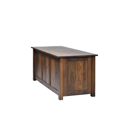 QW Amish Bozeman Reclaimed 72" Executive Desk - 857W-1401