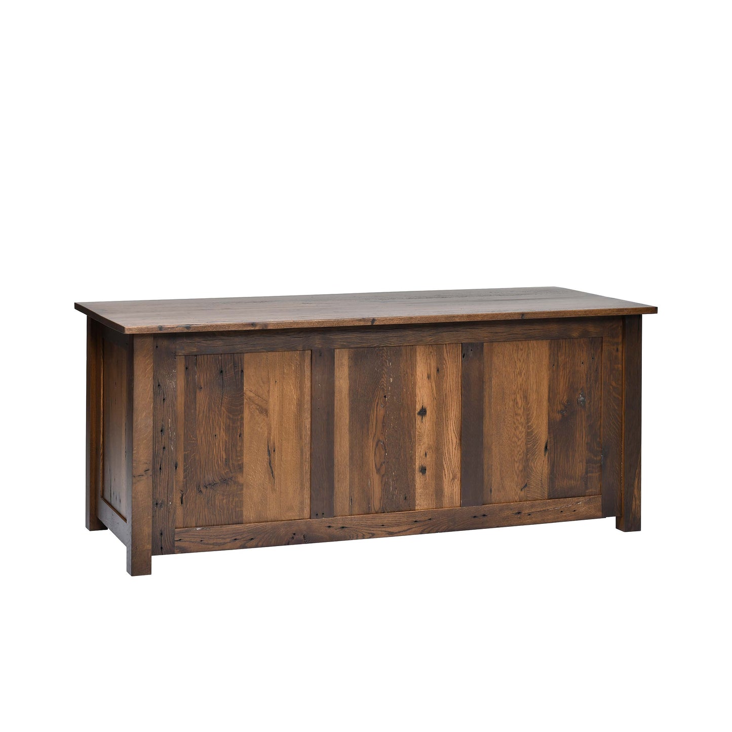QW Amish Bozeman Reclaimed 72" Executive Desk - 857W-1401