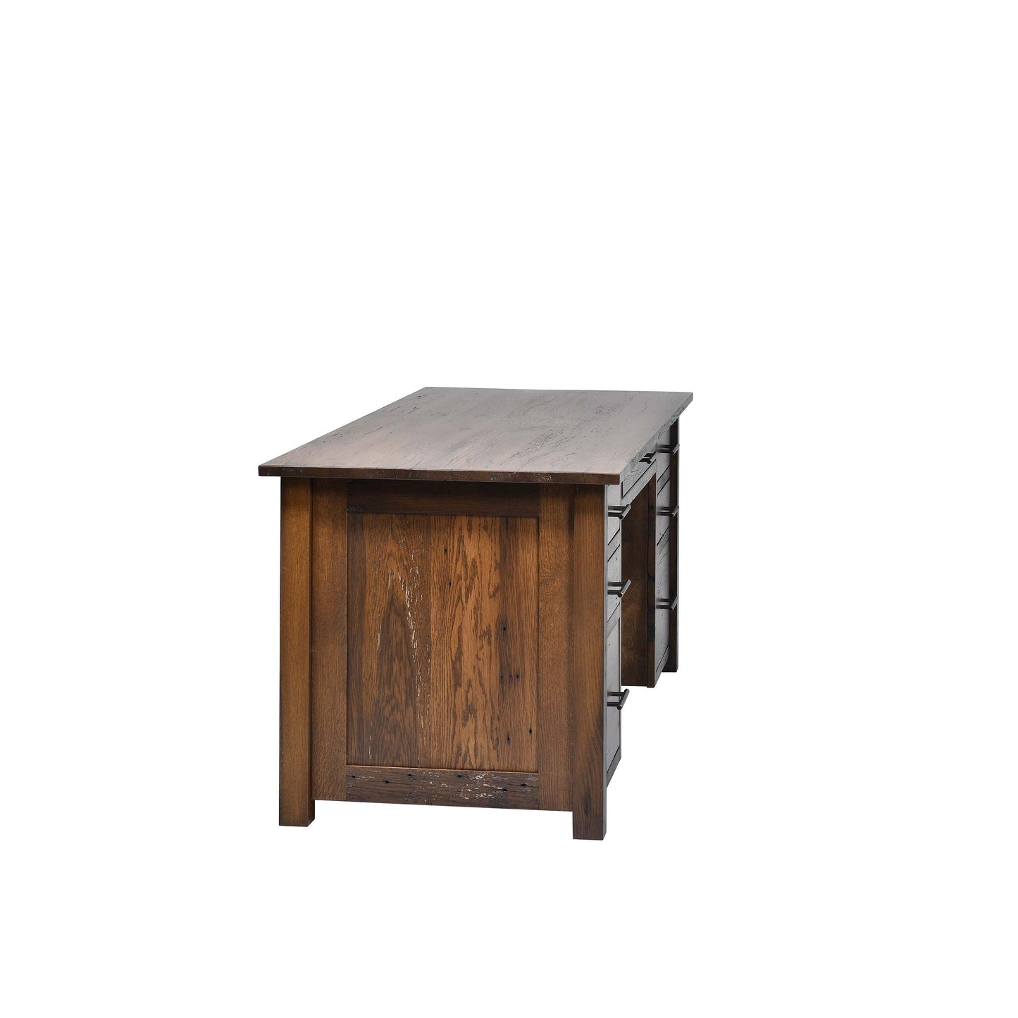 QW Amish Bozeman Reclaimed 72" Executive Desk - 857W-1401