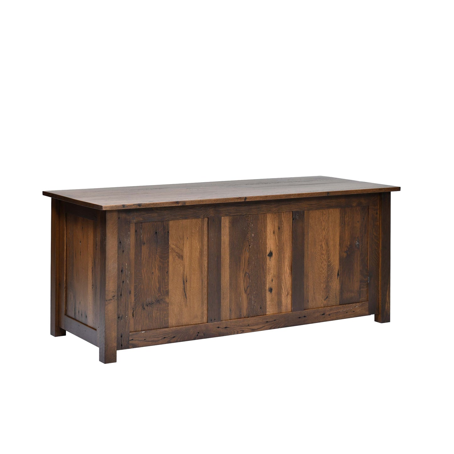 QW Amish Bozeman Reclaimed 72" Executive Desk - 857W-1401