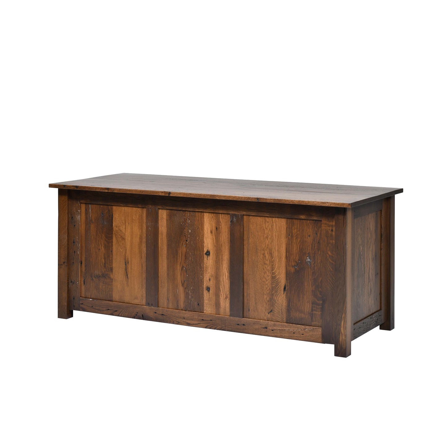 QW Amish Bozeman Reclaimed 72" Executive Desk - 857W-1401