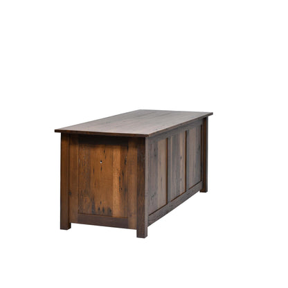 QW Amish Bozeman Reclaimed 72" Executive Desk - 857W-1401
