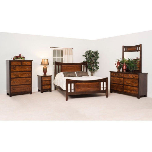 QW Amish Brockton Dresser & Optional Mirror - 191F-BT-1615