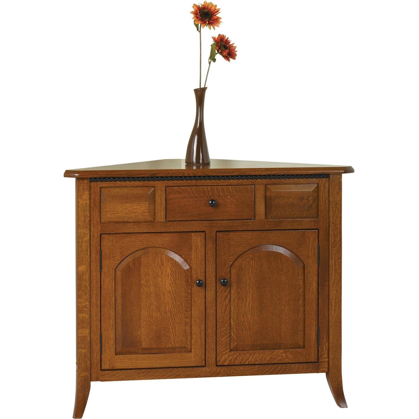 QW Amish Bunker Hill Corner Buffet - 747O-G06-38